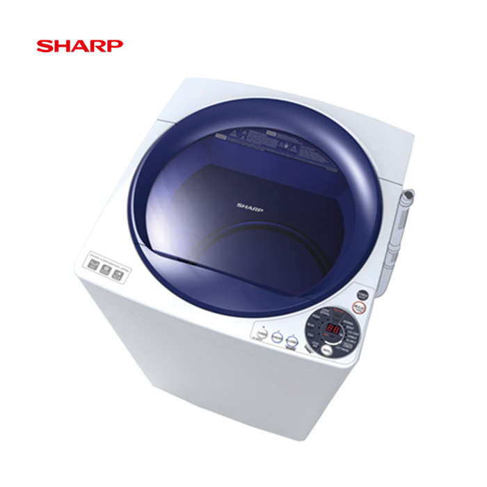 Sharp Mesin Cuci Top Loading 9 Kg - ES-M906P WB Biru